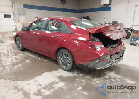 2024 Hyundai Elantra Sel z USA, uszkodzony, nr VIN KMHLM4DG3RU781906